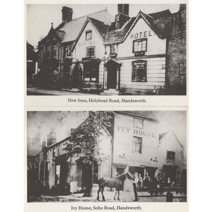 Boars Head Pub Aldridge Road Perry Road Queslett Bucks 2x PB Postcard s