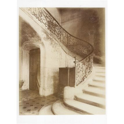 Hotel De La Brinvilliers Staircase Paris Victorian Eugene Atget French Photo Pos