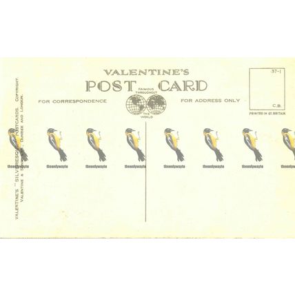 Micklegate, York, 75725 Valentine's Silveresque Postcard, 1937