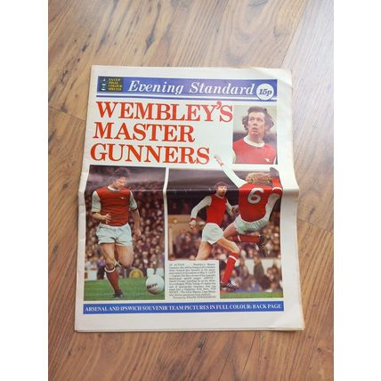 Evening Standard 1978 FA Cup Final Colour Special - Arsenal vs Ipswich Town