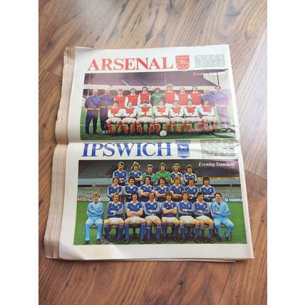 Evening Standard 1978 FA Cup Final Colour Special - Arsenal vs Ipswich Town
