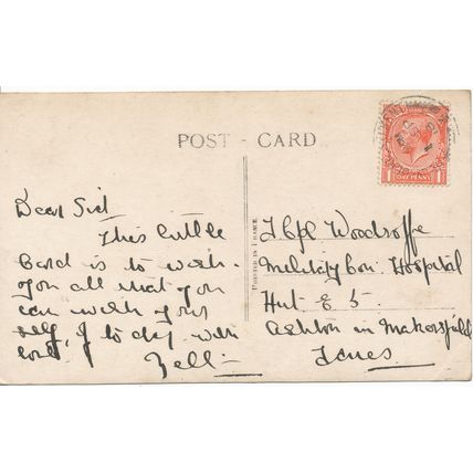 PC16959 Old Picture. Woman. 710. 1918