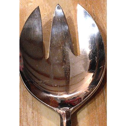 Dalton Fork Stainless Steel Japan 11 Inches Silverplated Serving Flatware