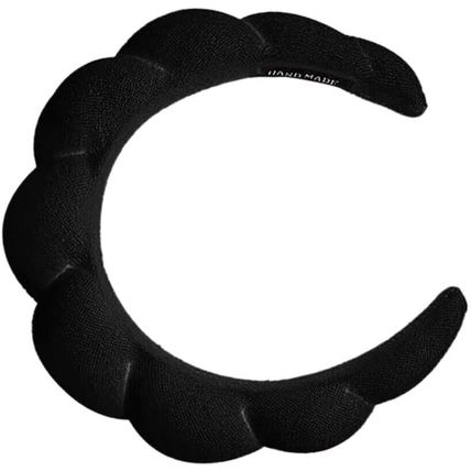 2Pcs Spa Facial Headband Puffy Makeup Hairband for Women Thick Towel Accessories