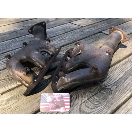 2003-2006 Nissan 350Z Infiniti G35 Engine Exhaust Manifold Pair OEM VQ 3.5L