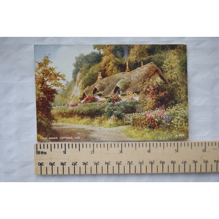 vintage Postcard Old Maids Cottage, Lee, Devon