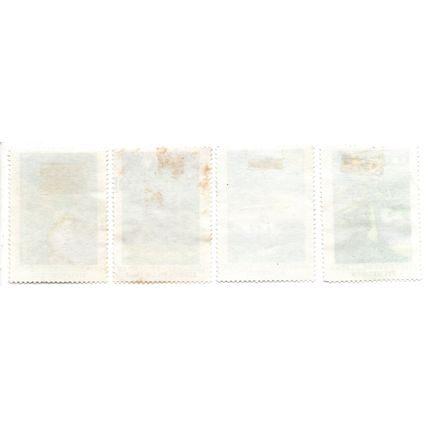 QUEEN ELIZABETH 11 G.B. SET OF 4 FINE USED BRITISH GARDENS STAMPS 1983 HINGED
