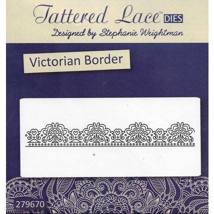 Tattered Lace. Victorian Border Die. Die Cutting Cardmaking Scrapbooking Crafts