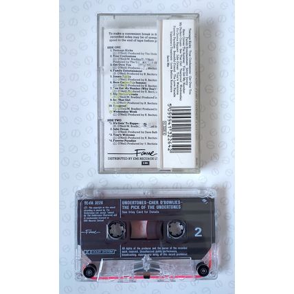 Undertones - Cher O' Bowlies (New Wave and Punk compilation cassette tape, 1989)