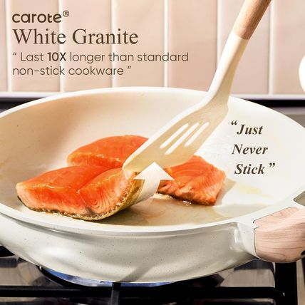 CAROTE 14 Pcs Pots and Pans Set Nonstick,Cookware Set Kitchen Cooking Set with U