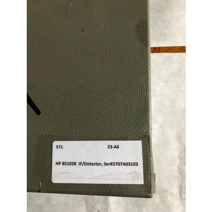 HEWLET PACKARD 85102R IF/DETECTOR, hp 85102r,BT