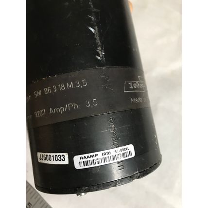 ZOBO-TRONICS SM 86.3.18 M 3.5 SERVO MOTOR,SERIE 9207 AMP/PH 3.5,SM 863 18 M35,AD