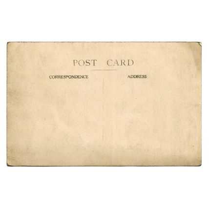 Postcard British soldiers sitting at table playing cards posed photo ? barracks