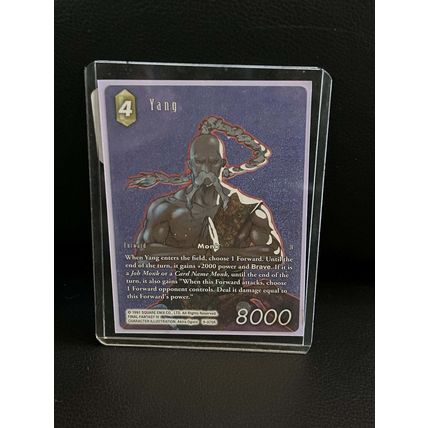 Yang - 9-075R - Full Art Opus 9 Final Fantasy Trading Card