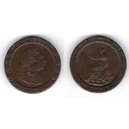 Great Britain. George III. Two Pence 1797. dy19089