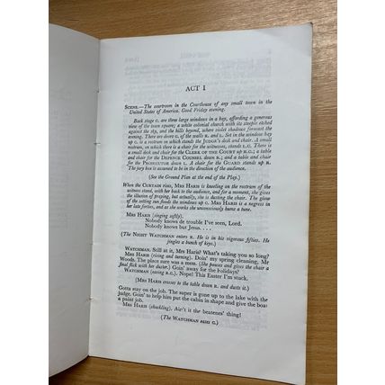 1949 "THE VIRGIL" LADISLAS FODOR DRAMA PLAY FORMAT THIN PAPERBACK BOOK (LL)