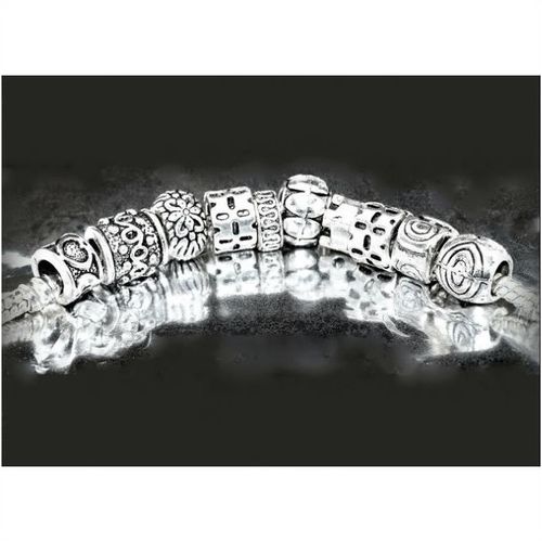 10 Pcs Tibetan Silver Spacers Bracelet Charms Crafts Jewellery Making 2097