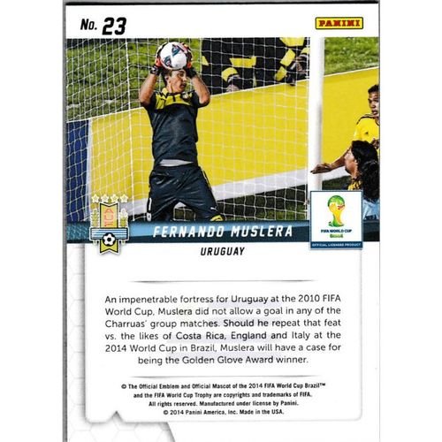2014 Panini Prizm World Cup Guardians - #23 - Fernando Muslera