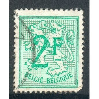 Belgium 1951 - SG1353 - 2f green - The Belgian Lion - used