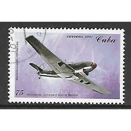 CUBA 1995 75c MESSERSCHMITT ME - 109 GERMANY SG 3977 FINE USED#