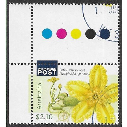 AUS 2017 $2.10 'WATER PLANTS - ENTIRE MARSHWORT' FINE USED EBID69-366)