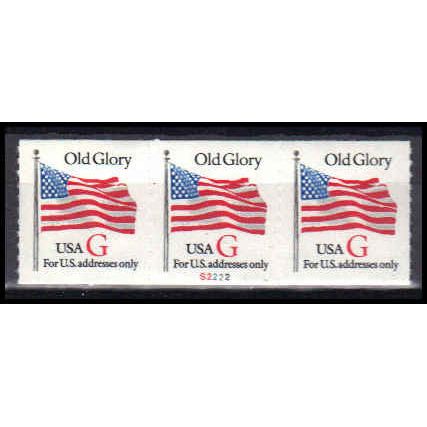 2892 32c G Old Glory Very Fine MNH PNC S2222/3 Z5472