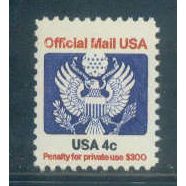 O128 4c Eagle Fine MNH Q3182