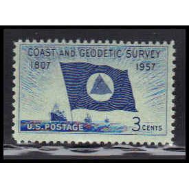 1088 3c Coast Survey Fine MNH O6523 (2)