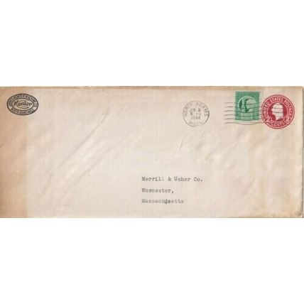 United States 1944 James Hunter Machine Co.North Adams MASS-Worcester MASS Cover