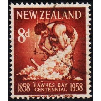 New Zealand. 1958 8d S.G.770 Used