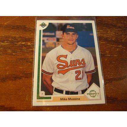 1991 Upper Deck, Top Prospects, 4-Cards, MIKE MUSSINA Rc, HOF, #65