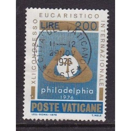 Vatican City Postmark 1976 200L Eucharist VGC