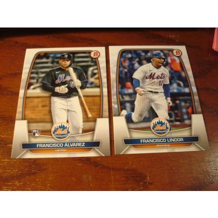 2023 Bowman , 8-Star/Rc Cards, CABRERA/LINDOR/ALVAREZ ++