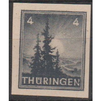 Mi: 93AYz1 U MNH 1945 SBZ Cat € 60
