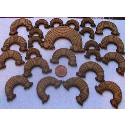 Assorted thin plywood shapes, crafts, hobbies etc