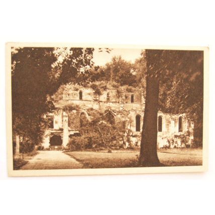1947 postcard Saint Dizier Abbey Ruins