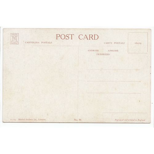 The Infant St John Medici Society Religous Art Postcard 86