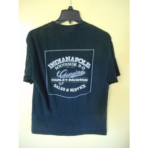 T Shirt Mens Large Harley Davidson Southside HD Indianapolis IN.