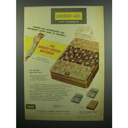 1954 Spring Air Matresses Ad - Springdale, Havenlee