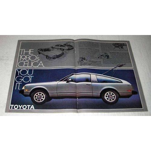 1978 Toyota Celica GT Liftback Ad - The 1980's Celica