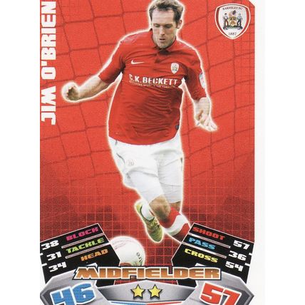Match Attax Championship 2011/2012 9 Jim O'Brien Barnsley