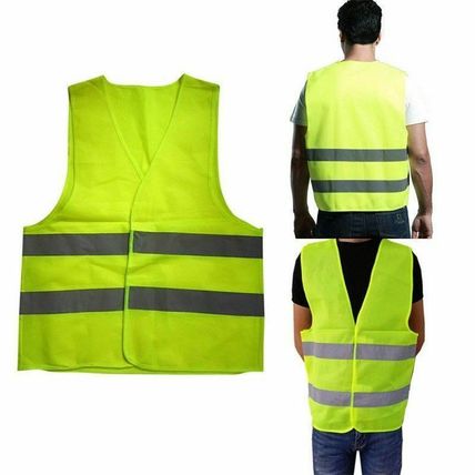 High Safety Visibility Reflective Vest Warning Waistcoat Stripes Jacket Car UK