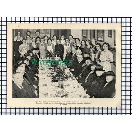 Yeadon Chapel Hill Methodists / Guiseley Church Albert Parkinson - 1936 Cutting