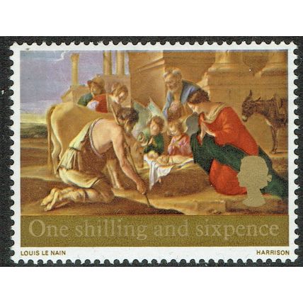 1967 Christmas 1/6d Multicoloured SG758 MM