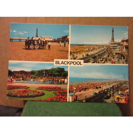 multiview, BLACKPOOL, LANCASHIRE... unused postcard.. Colourmaster =