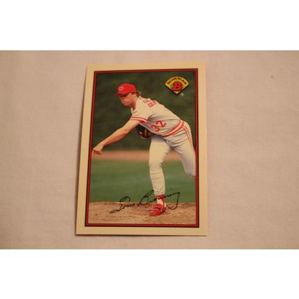 Tom Browning 1989 Bowman TIFFANY NO. 306