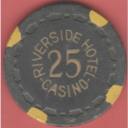 Riverside. $25 Vintage Casino Chip. Reno, NV. 1950. K09.