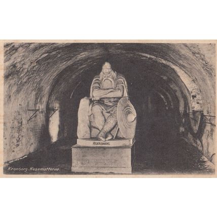 Kronborg Kasemattern Holger Danske Norwegian Viking Warrior Copenhagen Old Postc