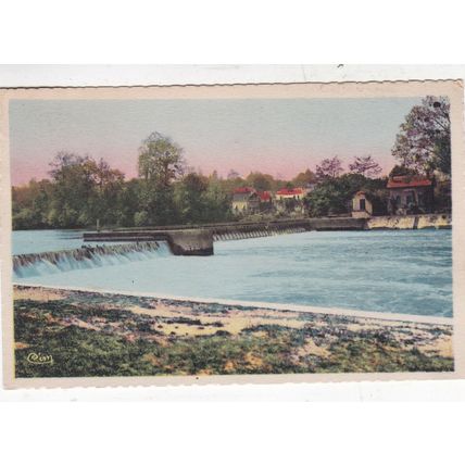 Hericy sur Seine Barrage France Postcard posted 1941 VGC