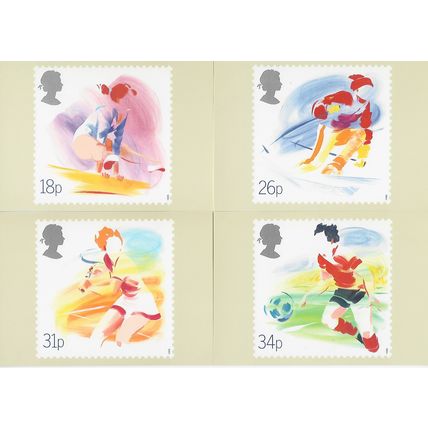 GB 1988 March PHQ M set of 4 Sport